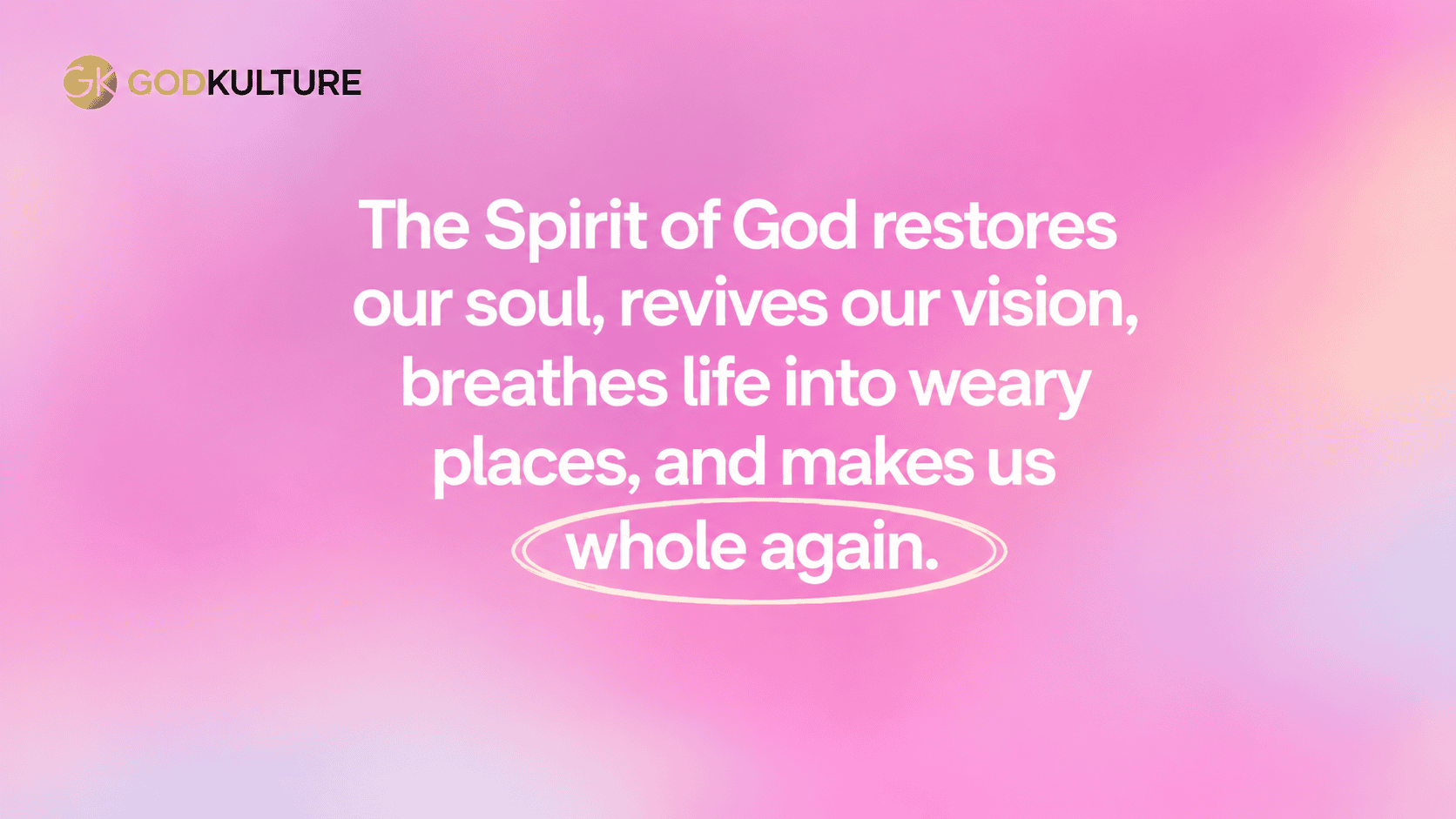 Hello, Holy Spirit